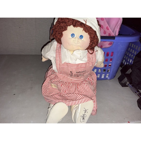 Vintage Cabbage Patch Kids Doll With Signature